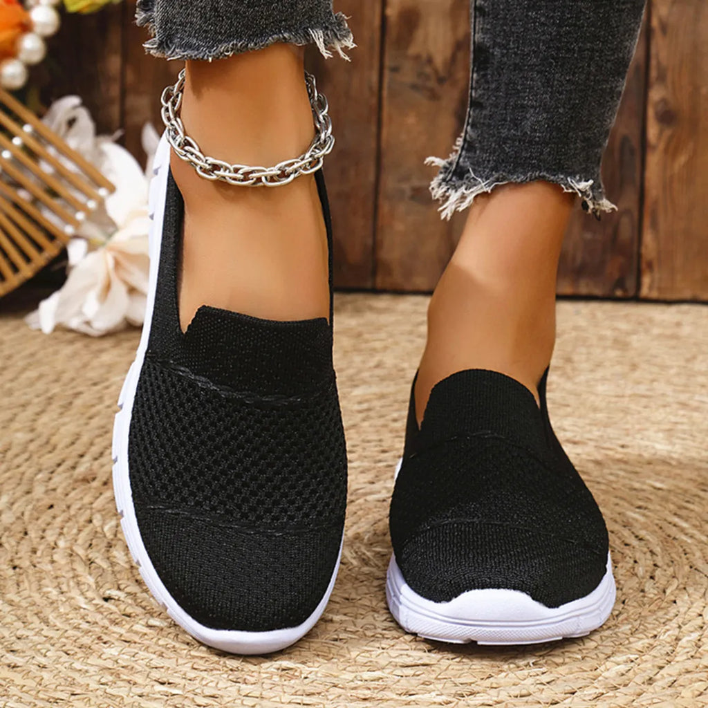 Breathable Mesh Athletic Slip-Ons