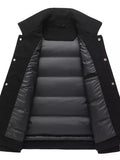 Men's Plus Size Snap Down Long Sleeve Jacket thumbnail 3