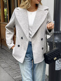 Wool Blend Double-Breasted Jacket thumbnail 5