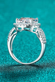 5 Carat Moissanite 925 Sterling Silver Ring thumbnail 3