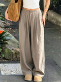 Wide-Leg Pleated Pants thumbnail 4