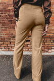 High Waist Full Length Regular Fit Pants thumbnail 5