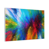 Abstract Color Explosion Matte Canvas Print thumbnail 59
