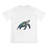 Sea Turtle Illustration T-Shirt – Eco Ocean Wildlife Tee thumbnail 1