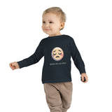 Toddler Long Sleeve Tee — 'Wake Me Up Later' Sleepy Emoji Kids Shirt thumbnail 19