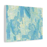 Abstract Aqua Brushstroke Canvas Print — Coastal Blue Wall Art thumbnail 35