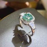 3 Carat Moissanite 925 Sterling Silver Ring thumbnail 3