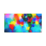 Abstract Rainbow Splash Matte Canvas Print thumbnail 6