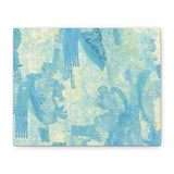 Abstract Aqua Brushstroke Canvas Print — Coastal Blue Wall Art thumbnail 3