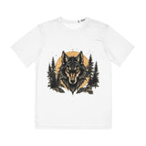 Wolf Head Tee — Forest Moon Graphic Men's Polyester T-Shirt thumbnail 1