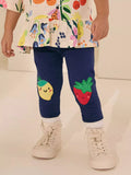 Children's Fruit Applique Knit Leggings thumbnail 1