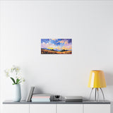 Matte Canvas Landscape — Vibrant Mountain Sunrise Wall Art thumbnail 2