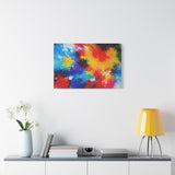 Abstract Color Splash Matte Canvas Print — Vibrant Stretched Wall Art thumbnail 60