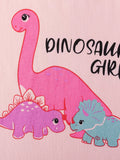 Children's Dinosaur Graphic Short Sleeve Tee and Shorts Set thumbnail 4