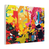 Abstract Color Splash Canvas Print - Vibrant Stretched Matte Wall Art thumbnail 44