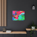 Abstract Neon Splash Matte Canvas Print — Vibrant Colorful Stretched Wall Art thumbnail 64