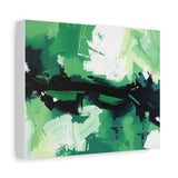 Abstract Green Brushstroke Canvas Print thumbnail 29