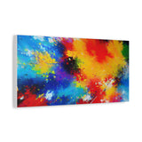 Abstract Color Splash Matte Canvas Print — Vibrant Stretched Wall Art thumbnail 41