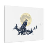 Howling Wolf Moon Matte Canvas Wall Art — Stretched 1.25" thumbnail 50
