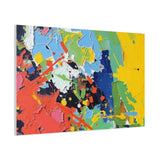 Abstract Color Splash Matte Canvas — Stretched Wall Art thumbnail 86