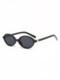 Retro Oval Frame Sunglasses thumbnail 1