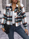 Plaid Button-Up Jacket thumbnail 9