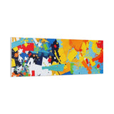 Abstract Splash Colorful Matte Canvas Wall Art – Vibrant Modern Stretched Print thumbnail 92