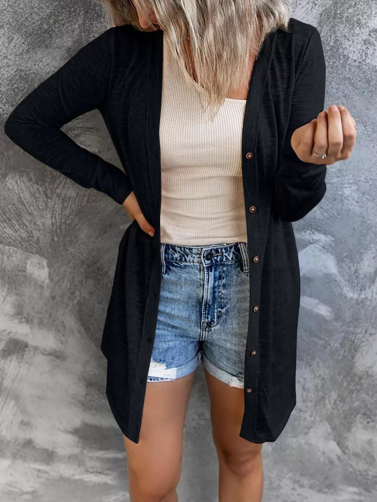 Lightweight Button-Down Cardigan