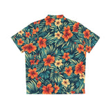 Tropical Hibiscus Hawaiian Shirt — Men's Floral Aloha Button-Up thumbnail 2