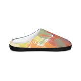 Abstract Brushstroke Women's Indoor Slippers — Cozy Colorful Home Shoes thumbnail 5