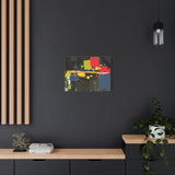 Abstract Color Splash Matte Canvas Print — Modern Stretched Wall Art thumbnail 55