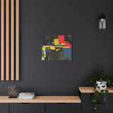 Abstract Color Splash Matte Canvas Print — Modern Stretched Wall Art thumbnail 58