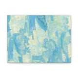 Abstract Aqua Brushstroke Canvas Print — Coastal Blue Wall Art thumbnail 2