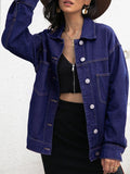 Buttoned Denim Jacket thumbnail 1