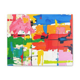 Abstract Color Splash Matte Canvas Print — Vibrant Modern Wall Art thumbnail 4