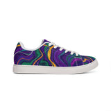 Low-Top Sneakers — Psychedelic Marble Swirl Leather thumbnail 5
