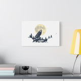 Howling Wolf Moon Matte Canvas Wall Art — Stretched 1.25" thumbnail 30