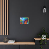 Abstract Color Explosion Matte Canvas Print thumbnail 37