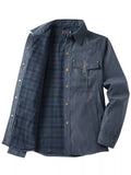 Men's Snap Down Long Sleeve Jacket thumbnail 8
