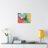 Abstract Color Splash Matte Canvas — Stretched Wall Art thumbnail 45