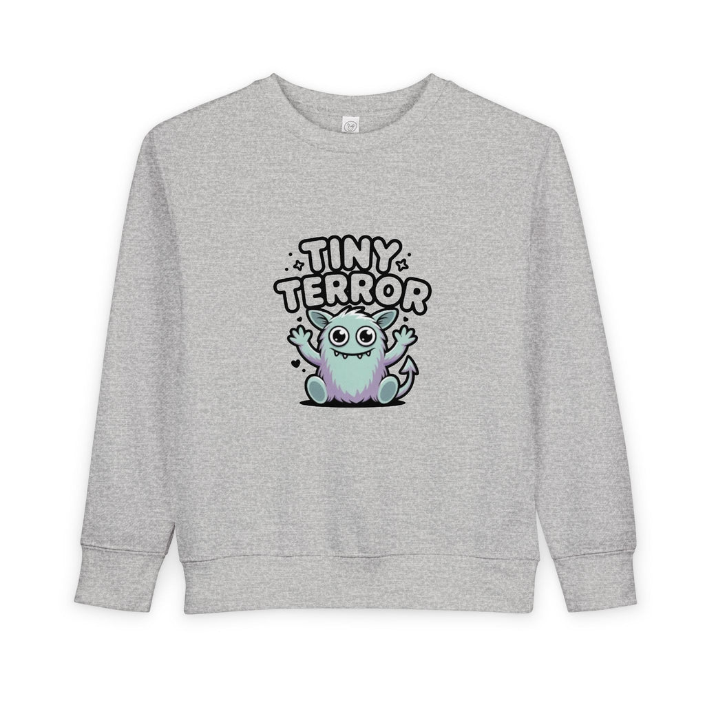 Tiny Terror Toddler Sweatshirt – Cute Monster Kids Pullover