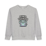 Tiny Terror Toddler Sweatshirt – Cute Monster Kids Pullover thumbnail 2