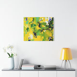 Abstract Green & Yellow Matte Canvas Print – Vibrant Modern Wall Art thumbnail 66