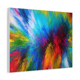 Abstract Color Explosion Matte Canvas Print thumbnail 44