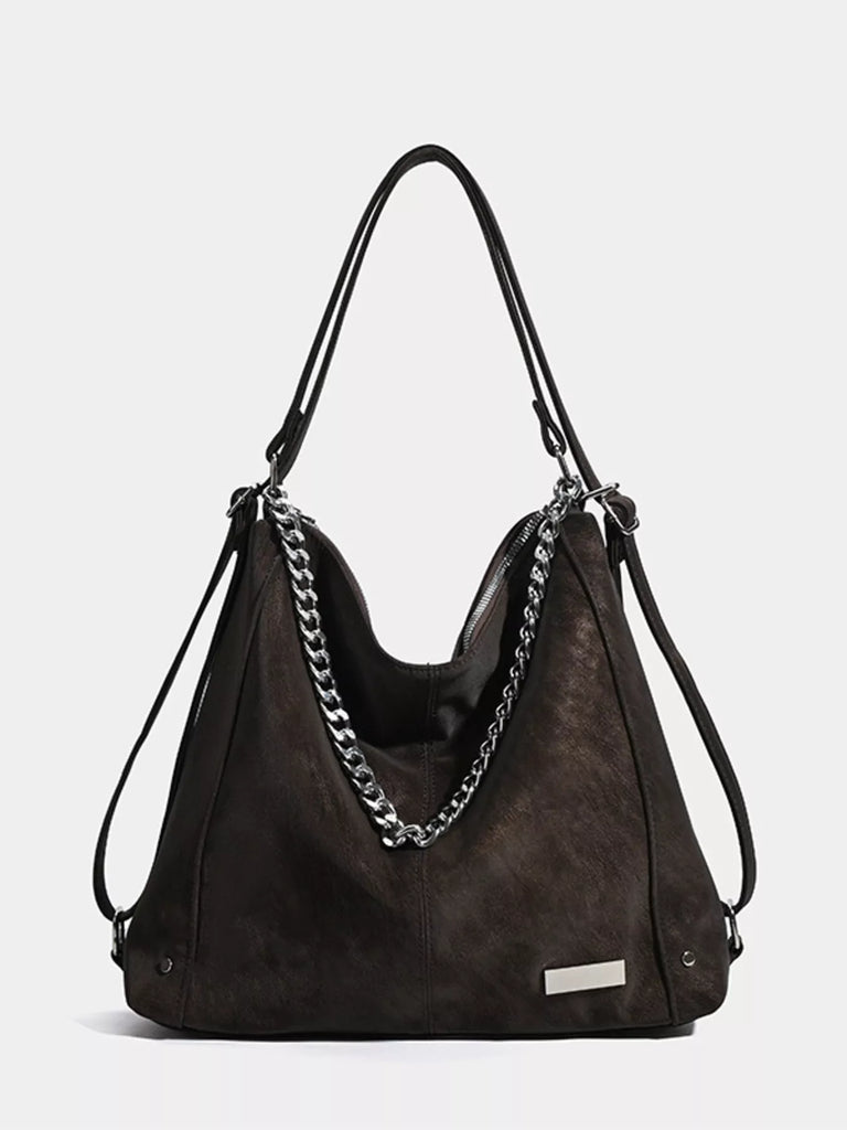 Chained Convertible Shoulder Bag