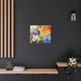 Abstract Splash Colorful Matte Canvas Wall Art – Vibrant Modern Stretched Print thumbnail 55
