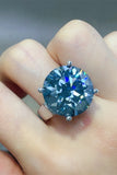 20 Carat Moissanite 925 Sterling Silver Ring thumbnail 2