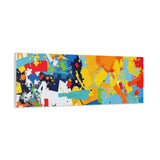 Abstract Splash Colorful Matte Canvas Wall Art – Vibrant Modern Stretched Print thumbnail 80