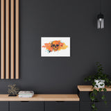 Skull Art Canvas Print – Vibrant Paint-Splash Skull Wall Decor thumbnail 49
