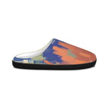 Abstract Brushstroke Men's Indoor Slippers — Cozy Colorful Home Shoes thumbnail 2